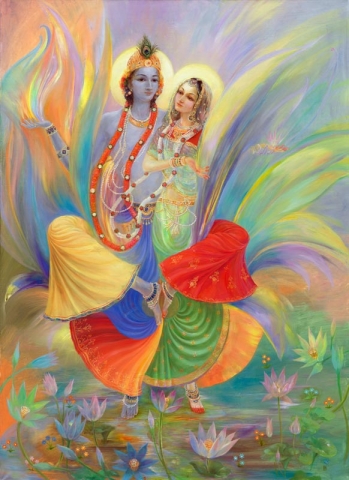 Танец Радхи и Кришны